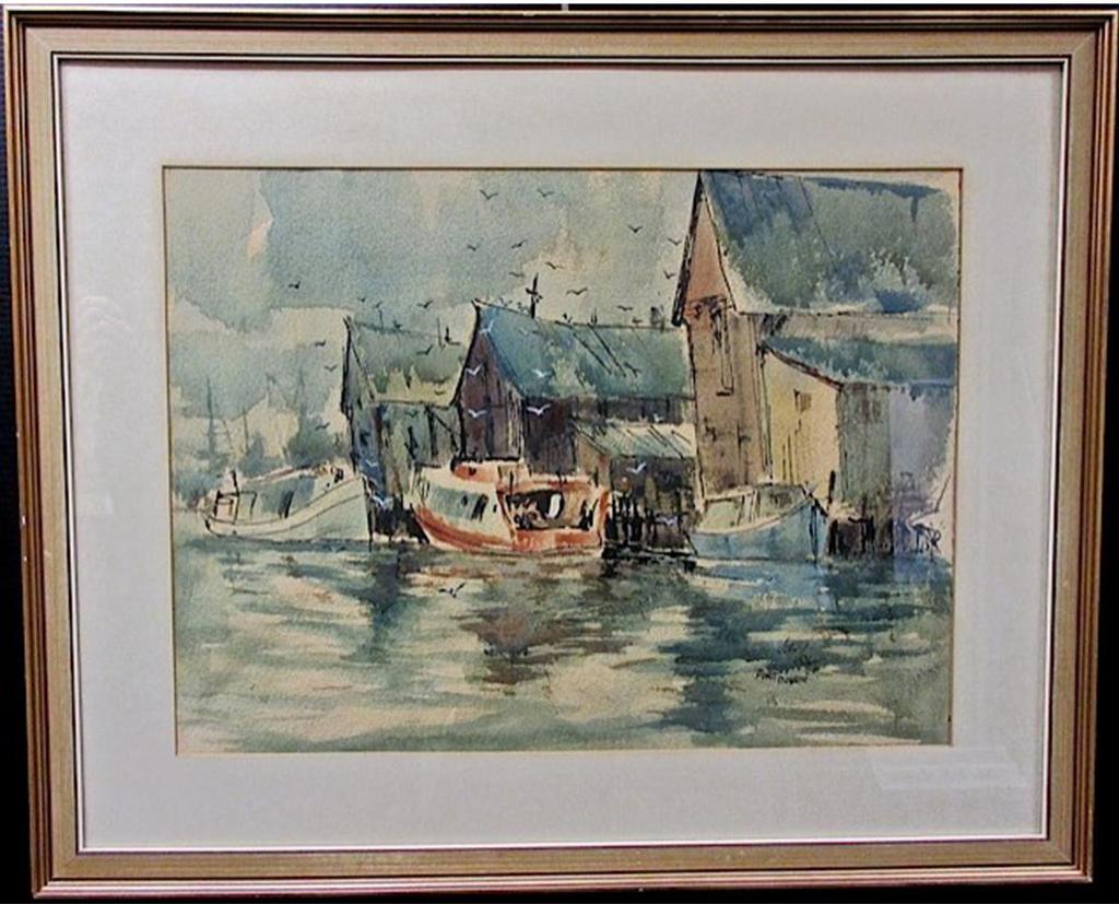 John Joy (1925-2012) - Wharf Scene