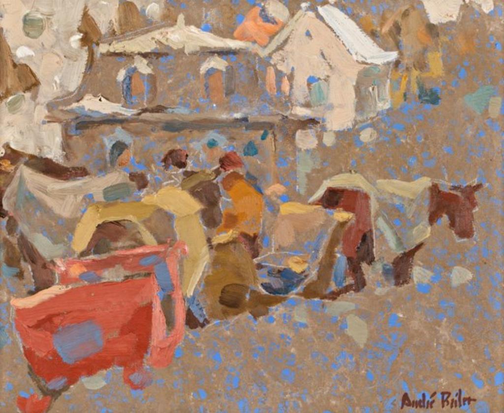 Andre Charles Bieler (1896-1989) - The Red Sleigh