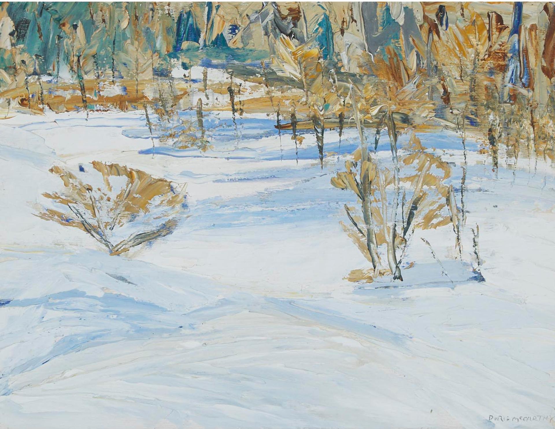 Doris Jean McCarthy (1910-2010) - Sunny Copse At Easter, Haliburton