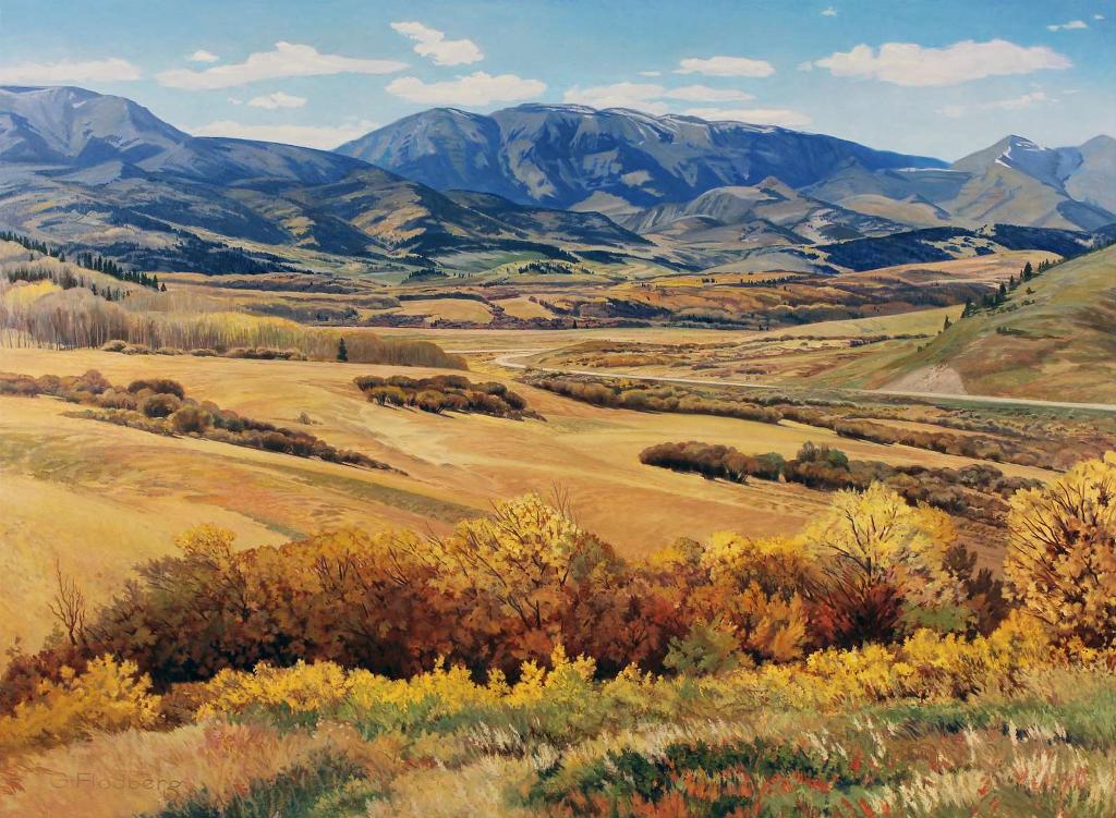 Gilbert A. Flodberg (1938) - Ranchland Palette