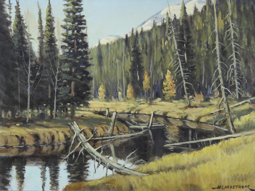 Matt Lindstrom (1890-1975) - A Mountain Stream