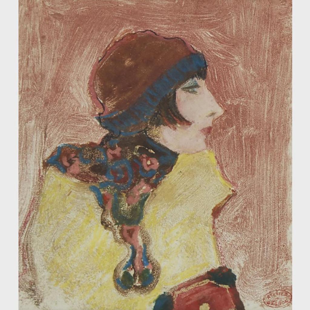 Clarence Alphonse Gagnon (1881-1942) - Kiki Of Montparnasse