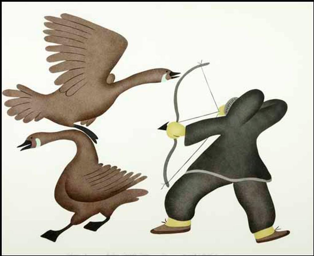 Agnes Nanogak (1925-2001) - Hunting Canada Geese