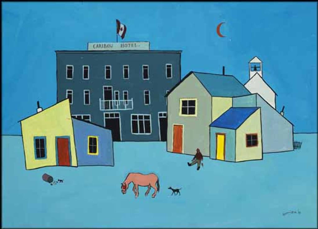 Ted Harrison (1926-2015) - The Pink Horse
