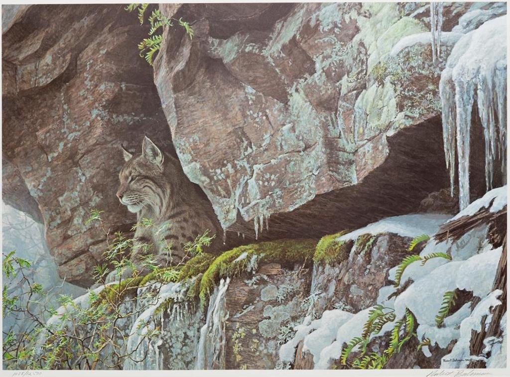 Robert Mclellan Bateman (1930-1922) - At the Cliff - Bobcat