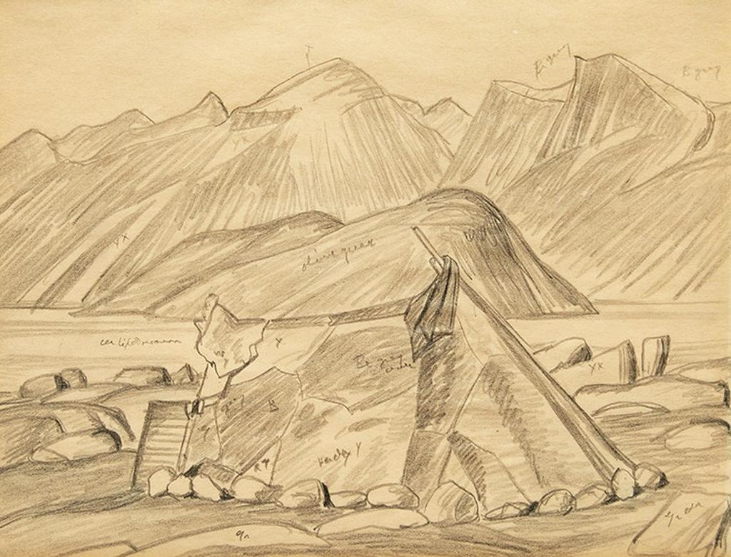 Lawren Stewart Harris (1885-1970) - Arctic Tent, Pangnirtung, Baffin Island