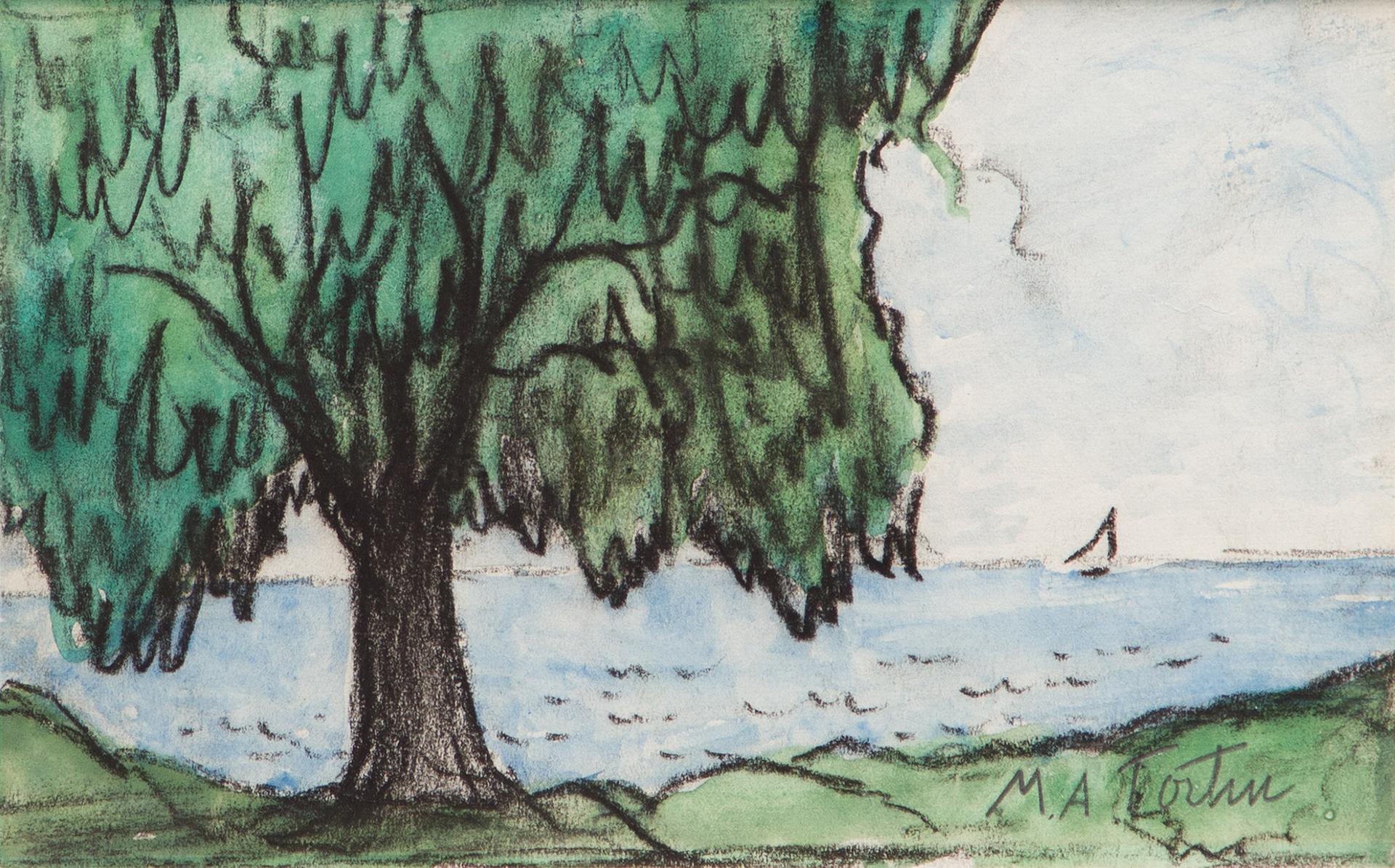 Marc-Aurèle Fortin (1888-1970) - Ormes à Sainte-Rose, n. d.