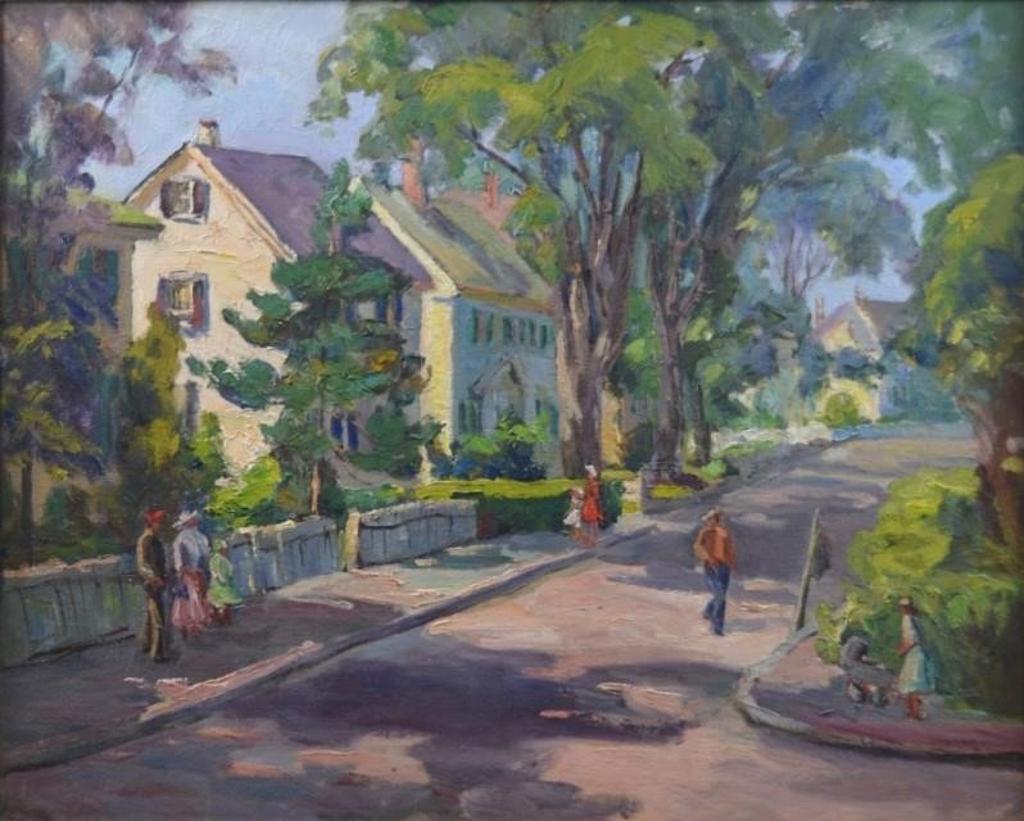 Juanita LeBarre Symington (1904-1980) - Atlantic Avenue, Rockport, Maine, 1949