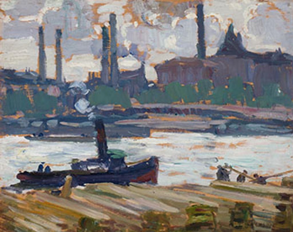 Alexander Young (A. Y.) Jackson (1882-1974) - On the Seine