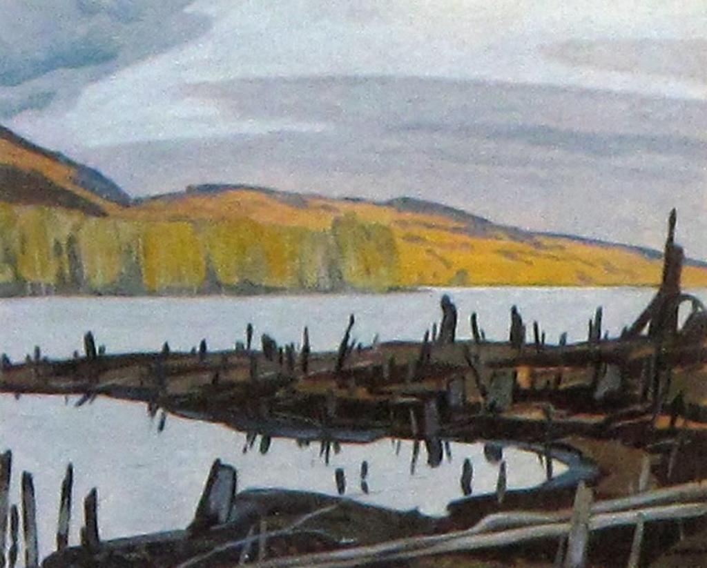 Alfred Joseph (A.J.) Casson (1898-1992) - -untitled, Trees on Hillside