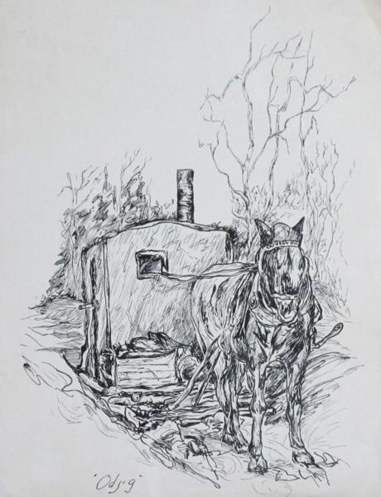 Daphne Odjig (1919-2016) - Commercial Fishing Cabana