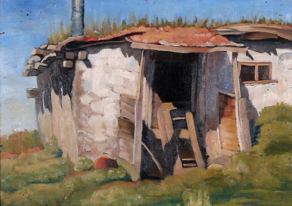 Margaret Dorothy Shelton (1915-1984) - Gawduns Shack; Ca 1940