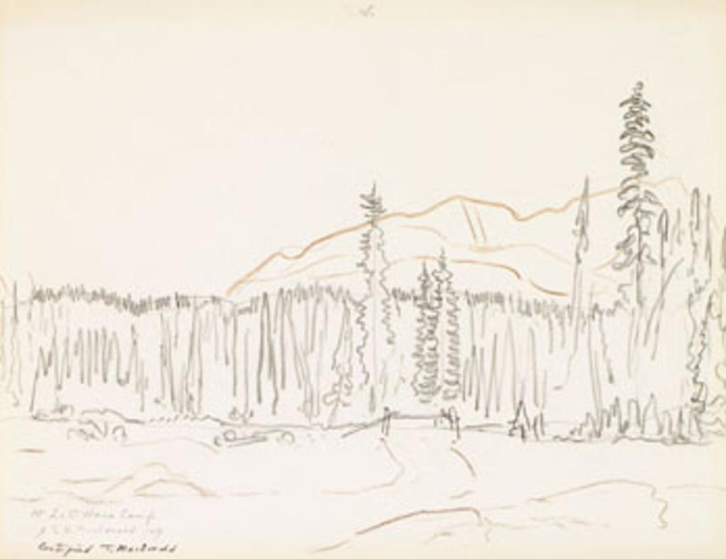 James Edward Hervey (J.E.H.) MacDonald (1873-1932) - At Lake O’Hara Camp