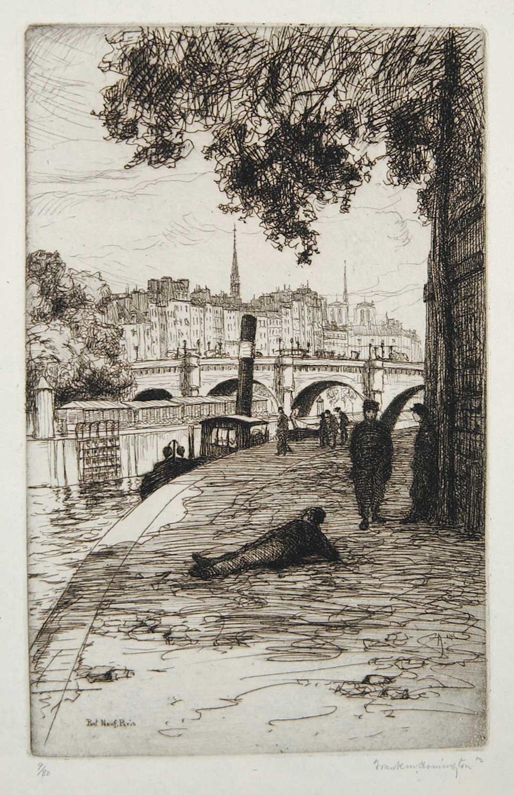 Franklin Milton Armington (1876-1941) - Pont Neuf, Paris #9/80