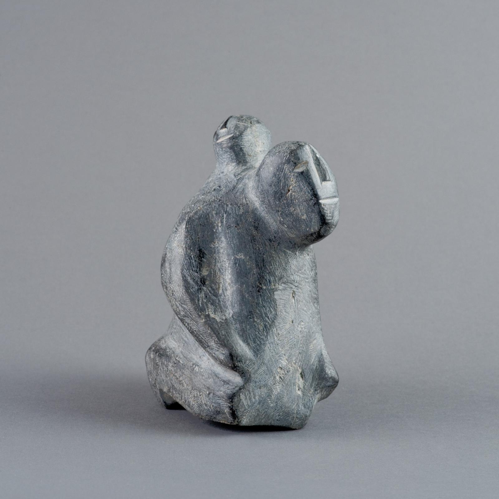 Luke Anowtalik (1932-2006) - Kneeling Mother With Child