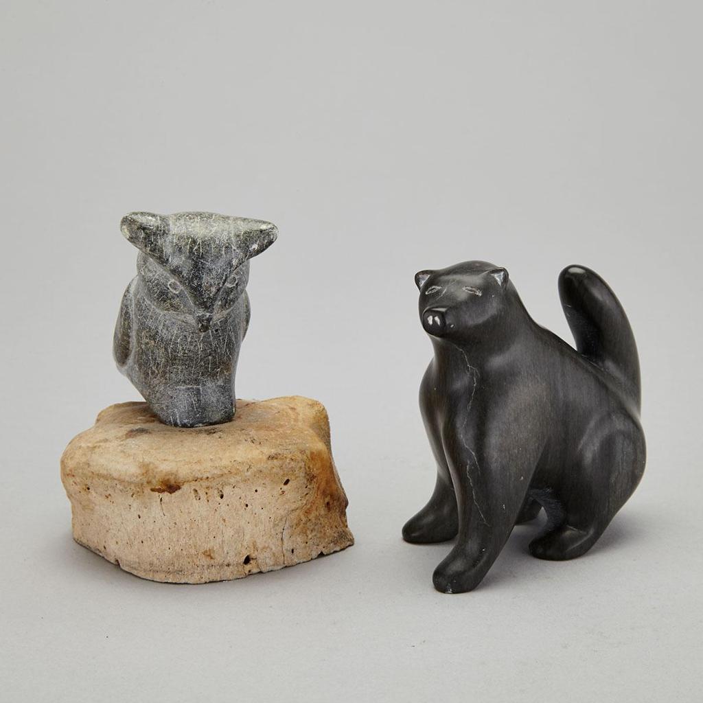 Maata Qissualuk (1921) - Horned Owl; Dog