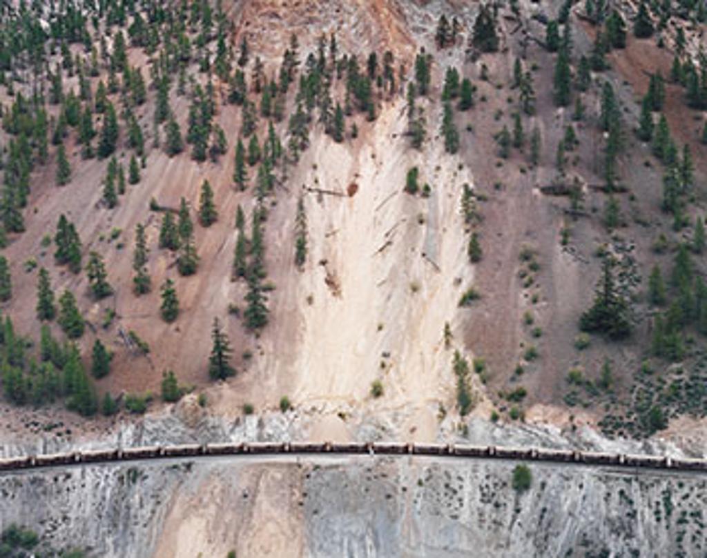 Edward Burtynsky (1955) - Railcuts #1, C.N. Track, Skihist Provincial Park, British Columbia