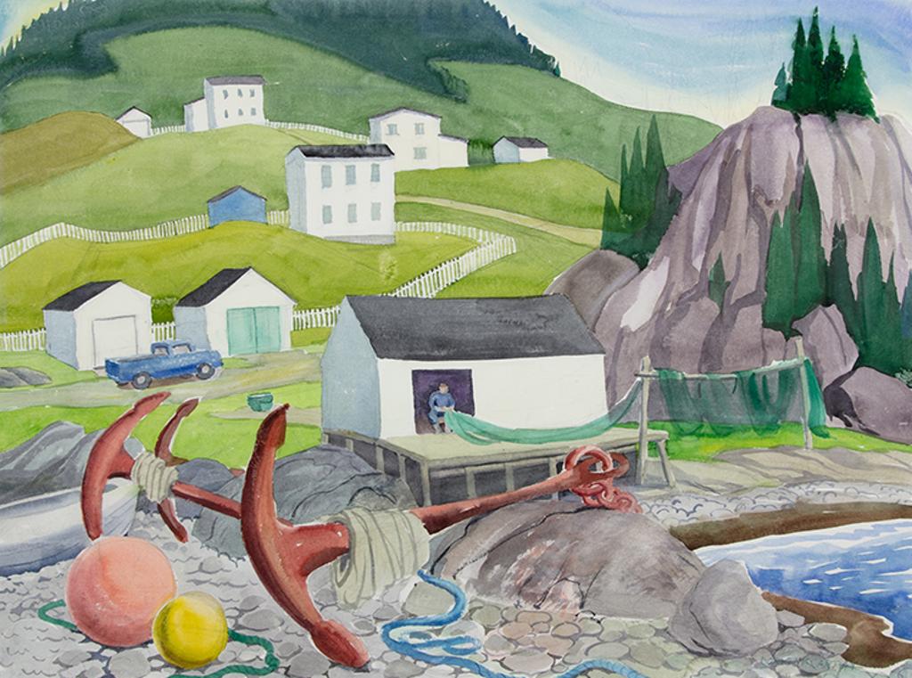 Doris Jean McCarthy (1910-2010) - Coastal Scene
