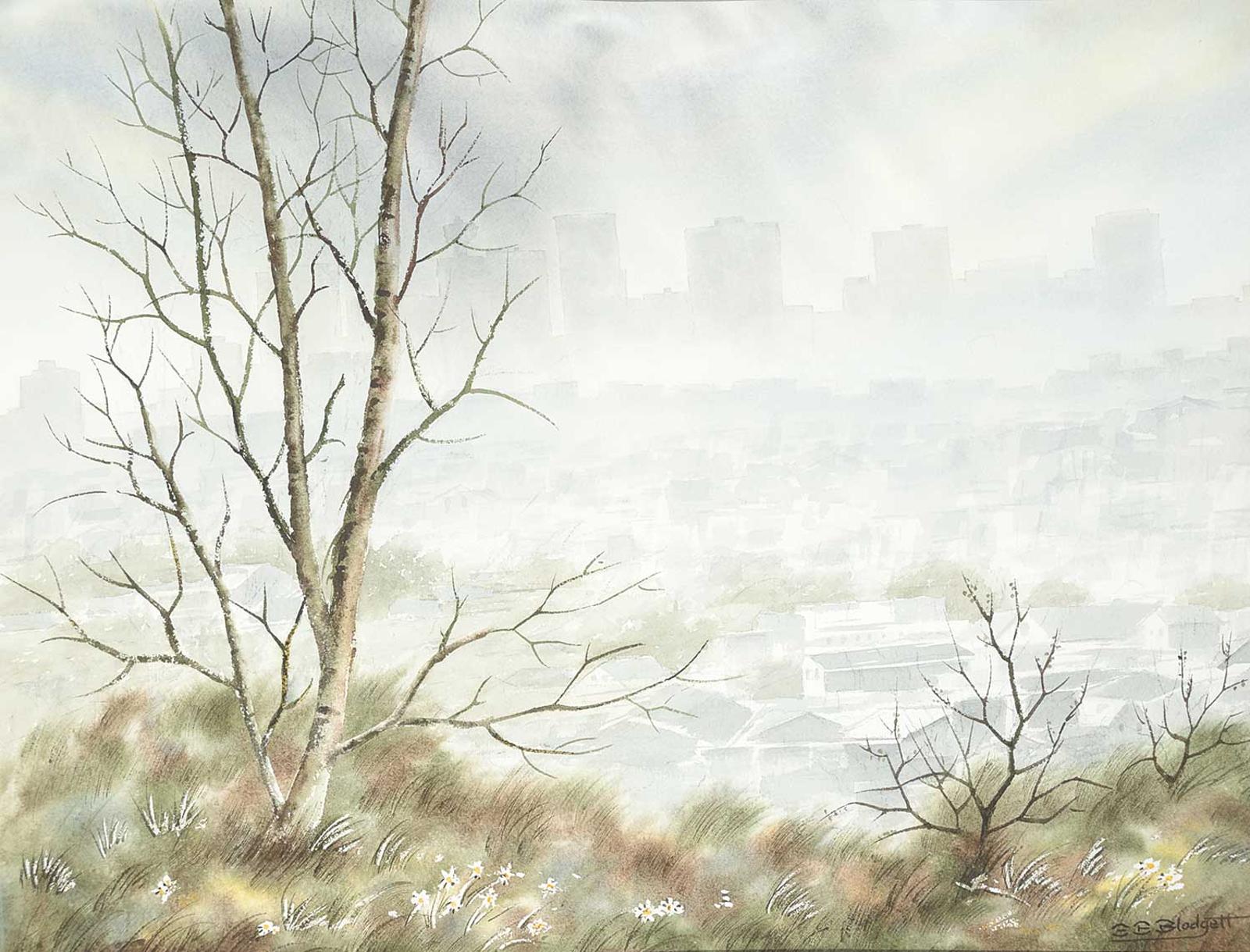 Stanford Earl Blodgett (1909-2006) - Untitled - Misty Skyline [Calgary]