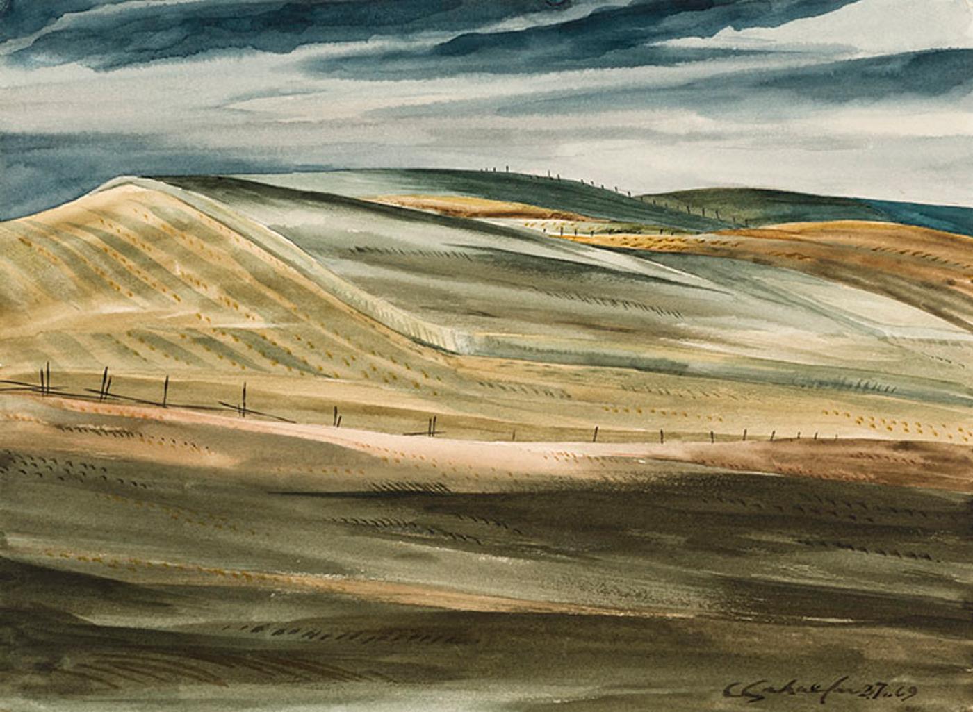 Carl Fellman Schaefer (1903-1995) - Late Summer Afternoon Near Roseville, Waterloo County