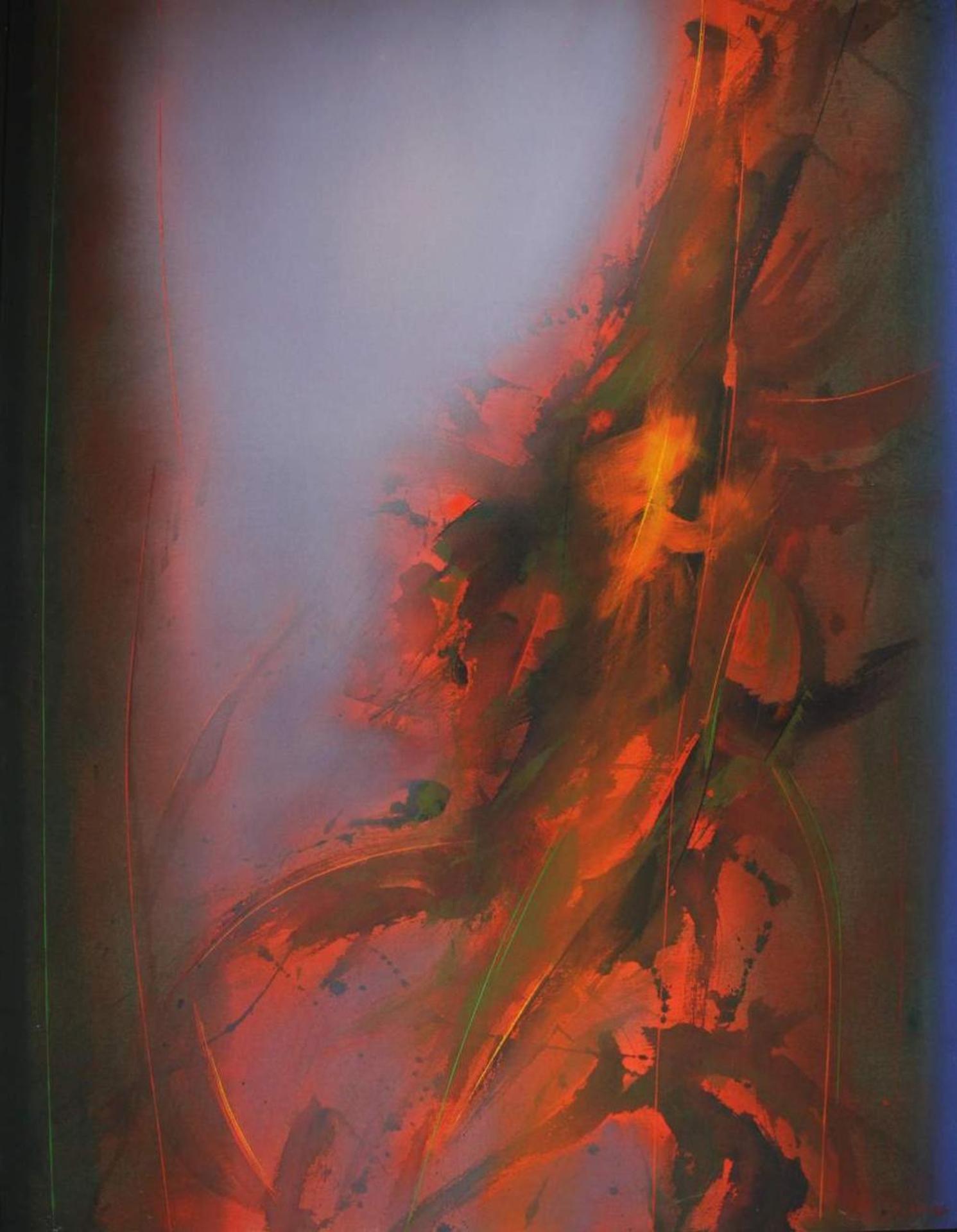 Donald Alvin Jarvis (1923-2001) - Autumnal Fire