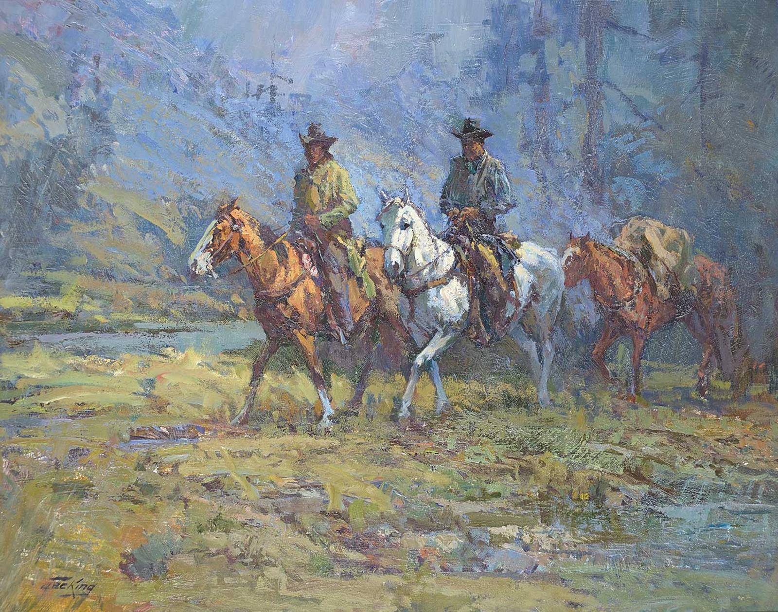 Jack [Jac] Elmo King (1920-1998) - Untitled - Riding out of the Storm