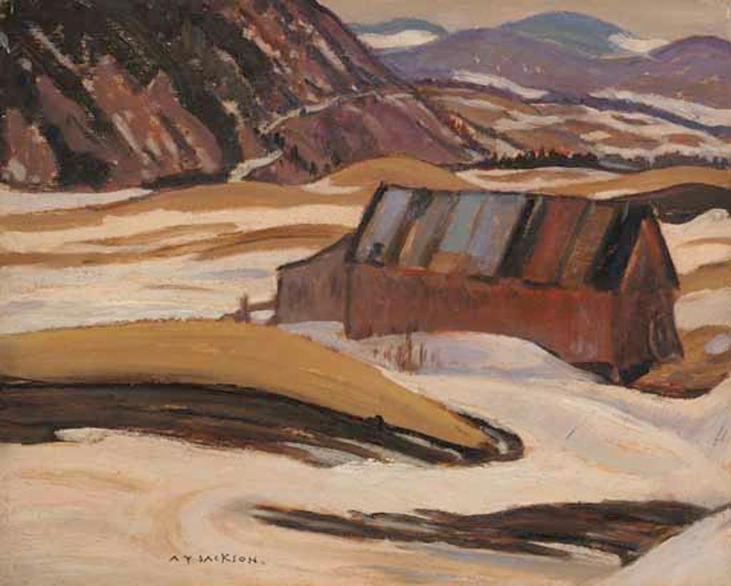Alexander Young (A. Y.) Jackson (1882-1974) - Old Barn: Charlevoix
