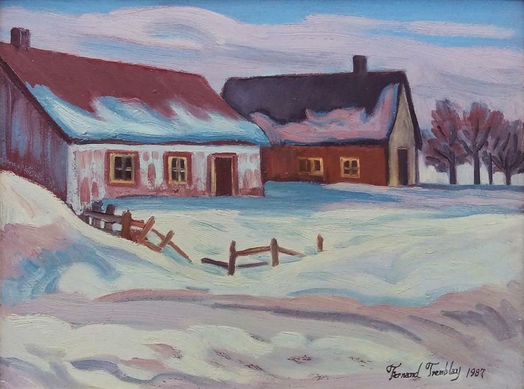 Fernand Tremblay (1932) - Hiver a Ste-Melanie, 1987