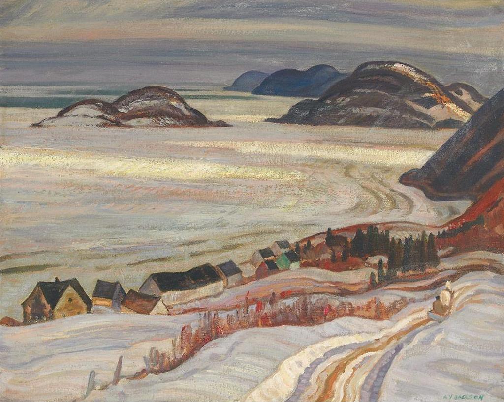 Alexander Young (A. Y.) Jackson (1882-1974) - Sun Gleams Near Bic