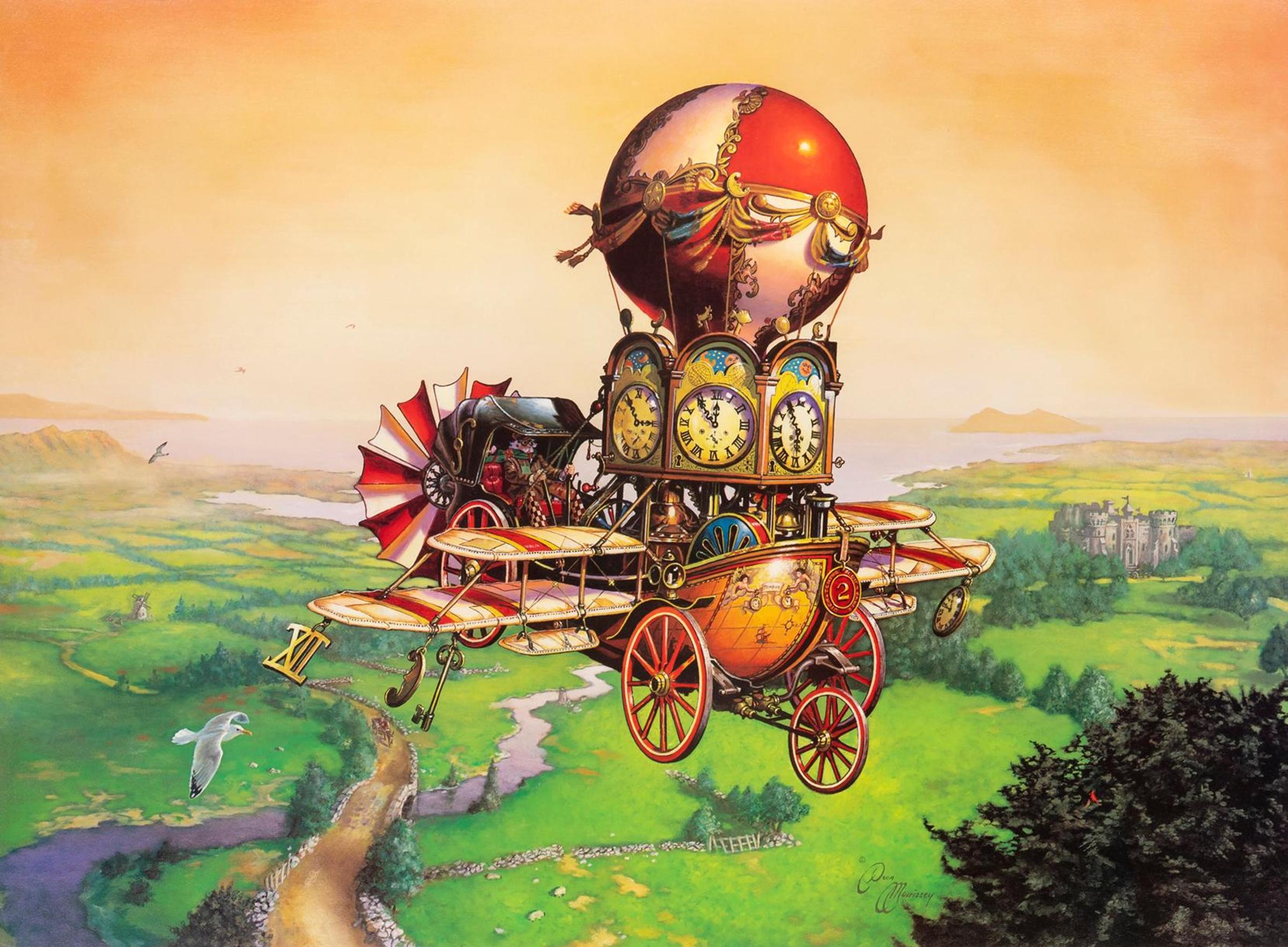 Dean Morrissey (1951-2021) - Father Time Flying Past