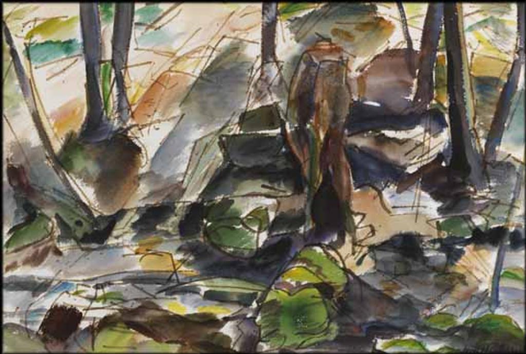 Jack Weldon Humphrey (1901-1967) - Rocks and Trees