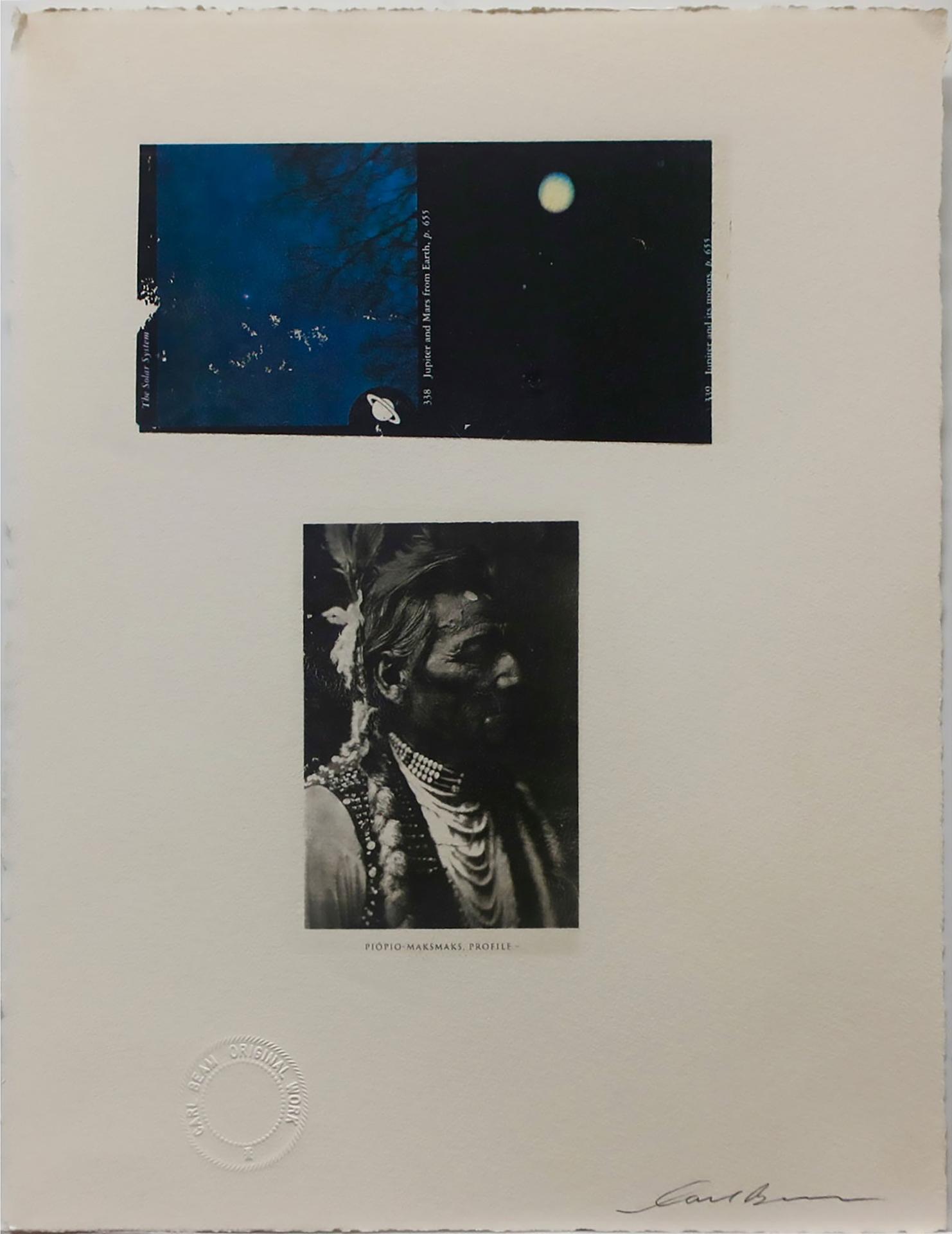 Carl Beam (1943-2005) - The Solar System - Jupiter And Mars From Earth/Piopio-Maksmaks, Profile
