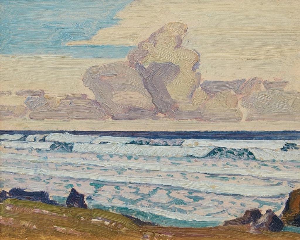 James Edward Hervey (J.E.H.) MacDonald (1873-1932) - Surf, Barbados, B.W.I.
