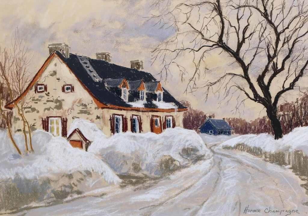 Horace Champagne (1937) - Old Habitation In St. Anne De Beaupre
