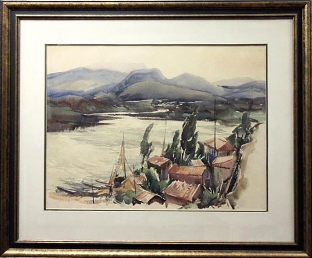Frank Leonard Brooks (1911-1989) - Fishing Village