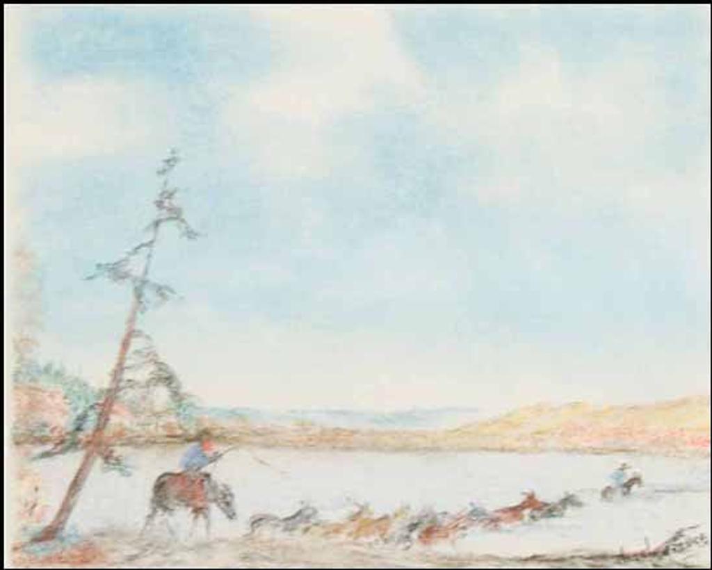 Robert Nigel Lawrence (1901-1990) - River Crossing (00438/2013-T608)