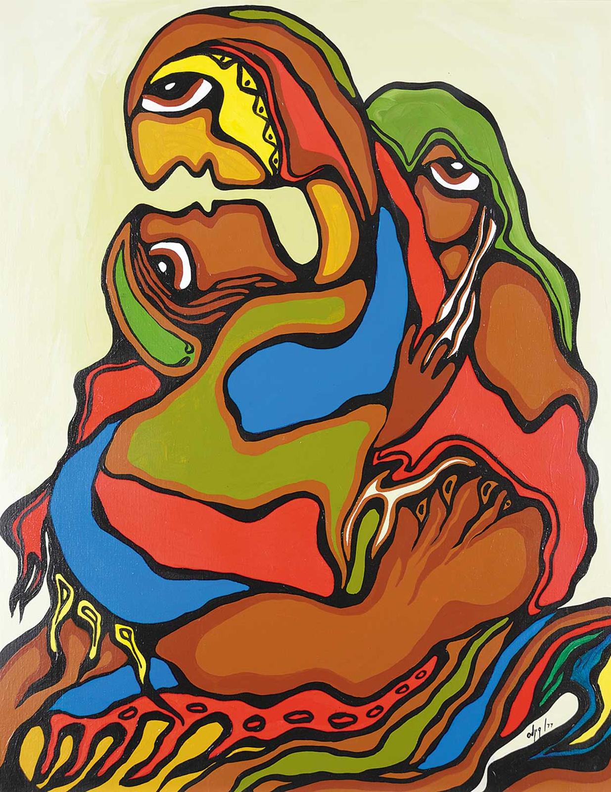 Daphne Odjig (1919-2016) - #13 -  Maternal Pride
