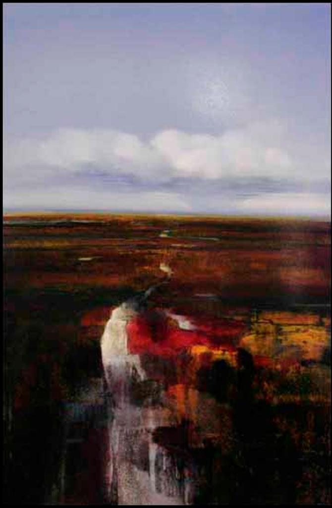 James Michael Lahey (1961) - Stream Through a Field in Spring