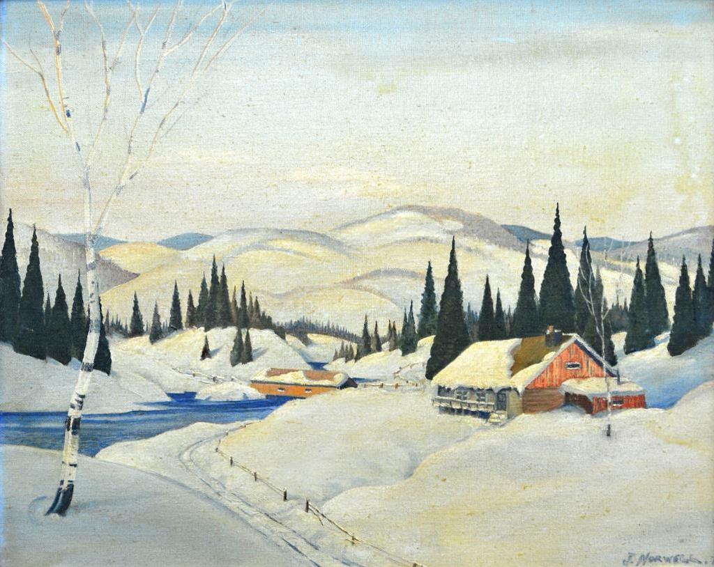 Jack Norwell - Covered Bridge in Winter