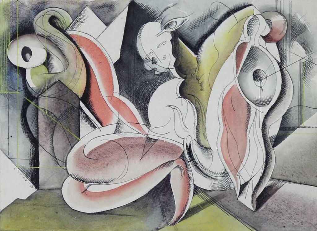 Henry George Glyde (1906-1998) - Figure Study; 1950