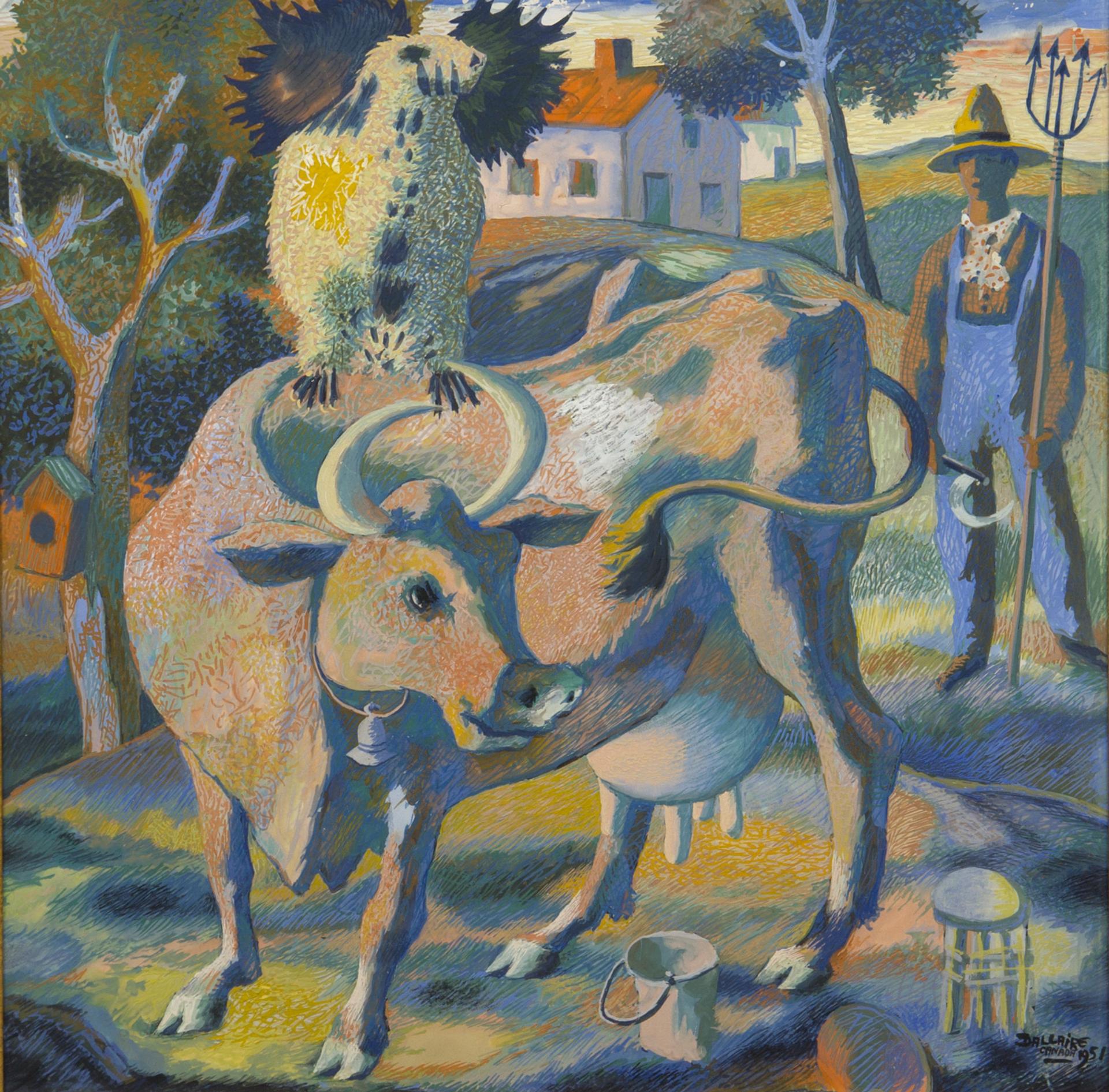 Jean-Philippe Dallaire (1916-1965) - La ferme