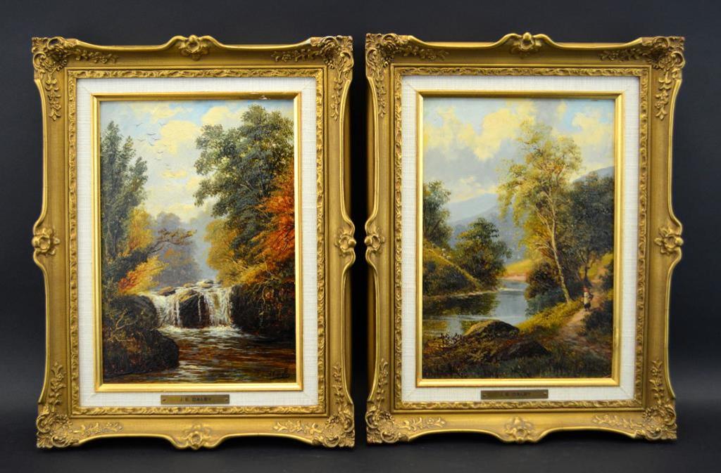 J.E. Dalby - Pastoral Streamside Views