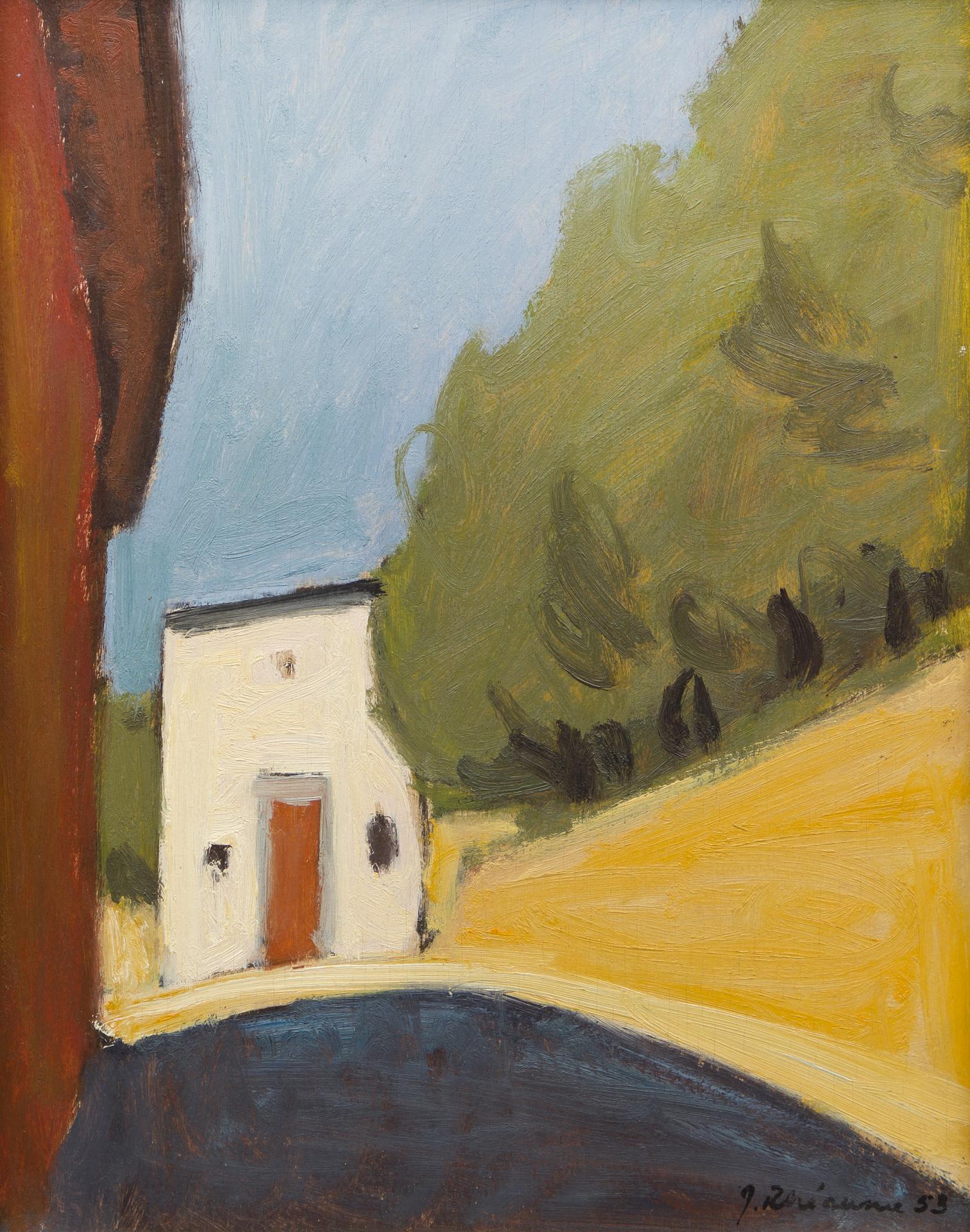 Jeanne Rhéaume - Paysage de Grèce, 1953