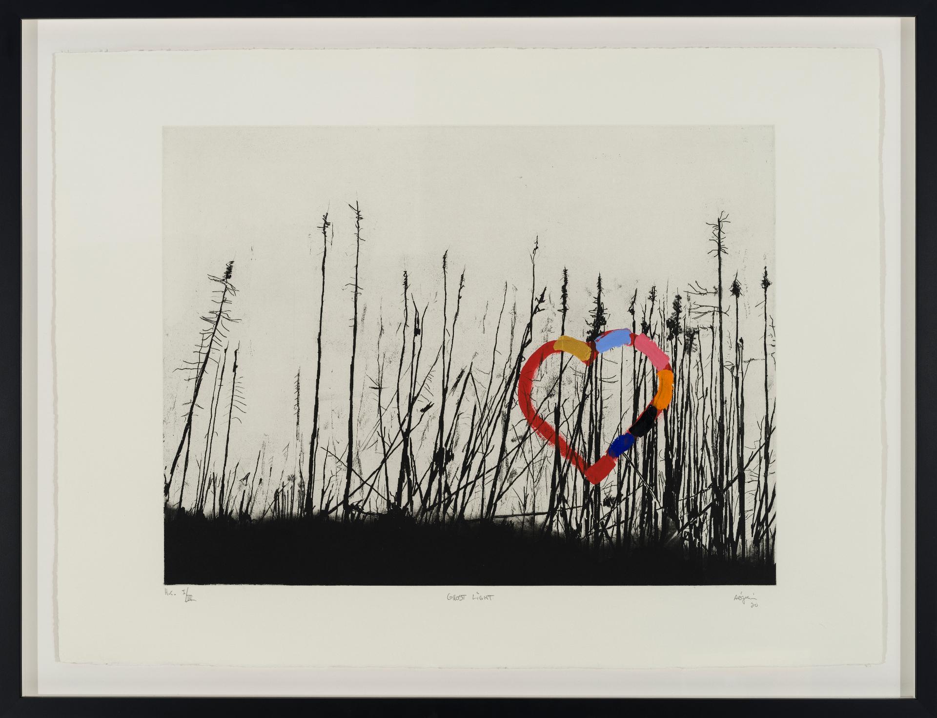 Marc Séguin (1970) - Ghost Light (Cœur), 2020