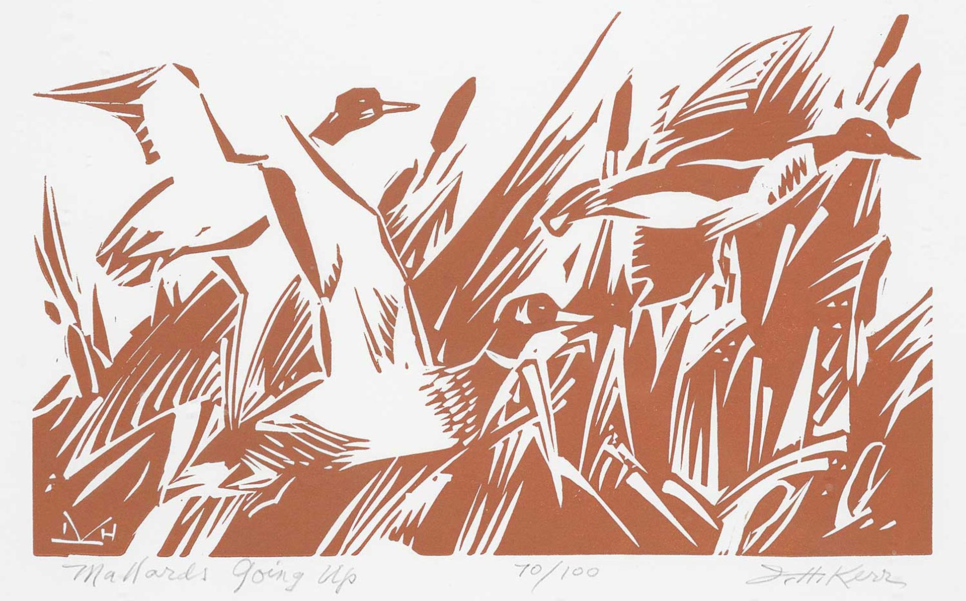 Illingworth Holey (Buck) Kerr (1905-1989) - Mallards Going Up #70/100