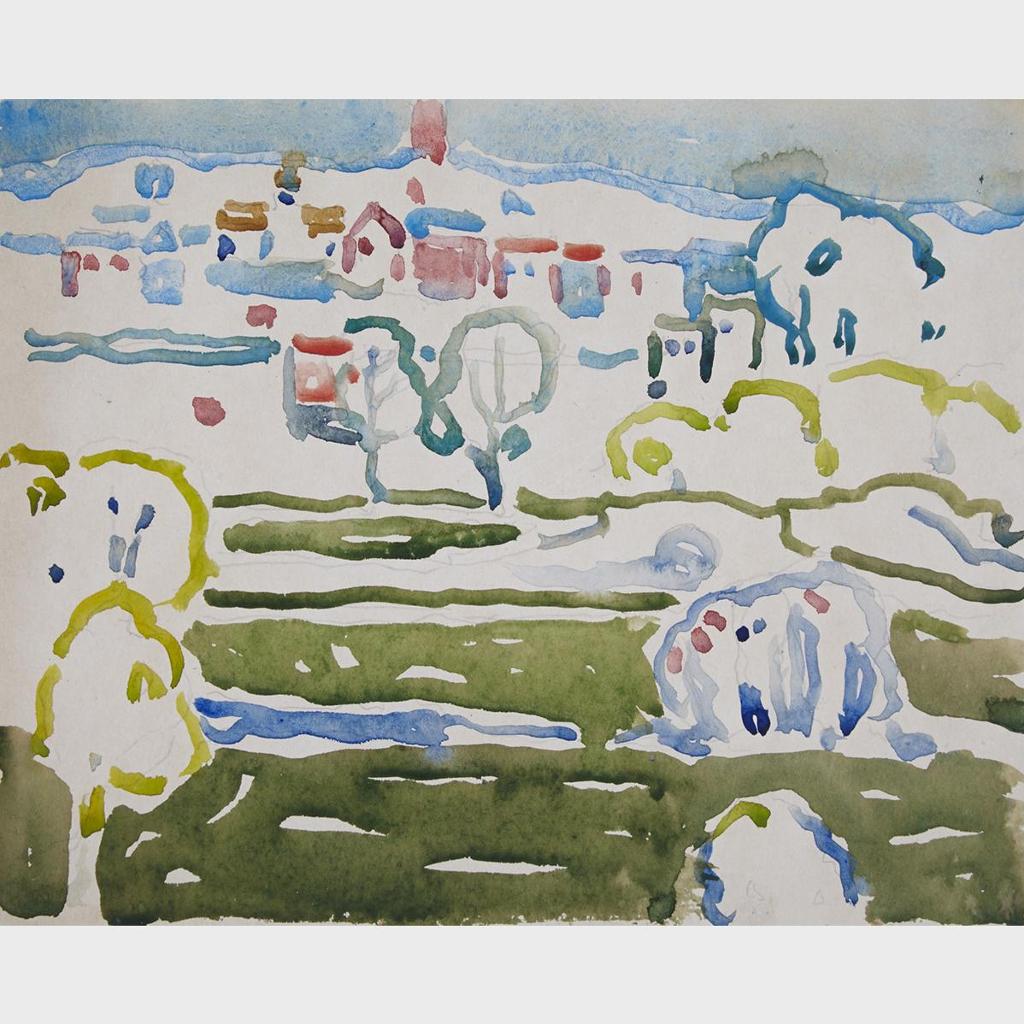 David Browne Milne (1882-1953) - Park And City, New York