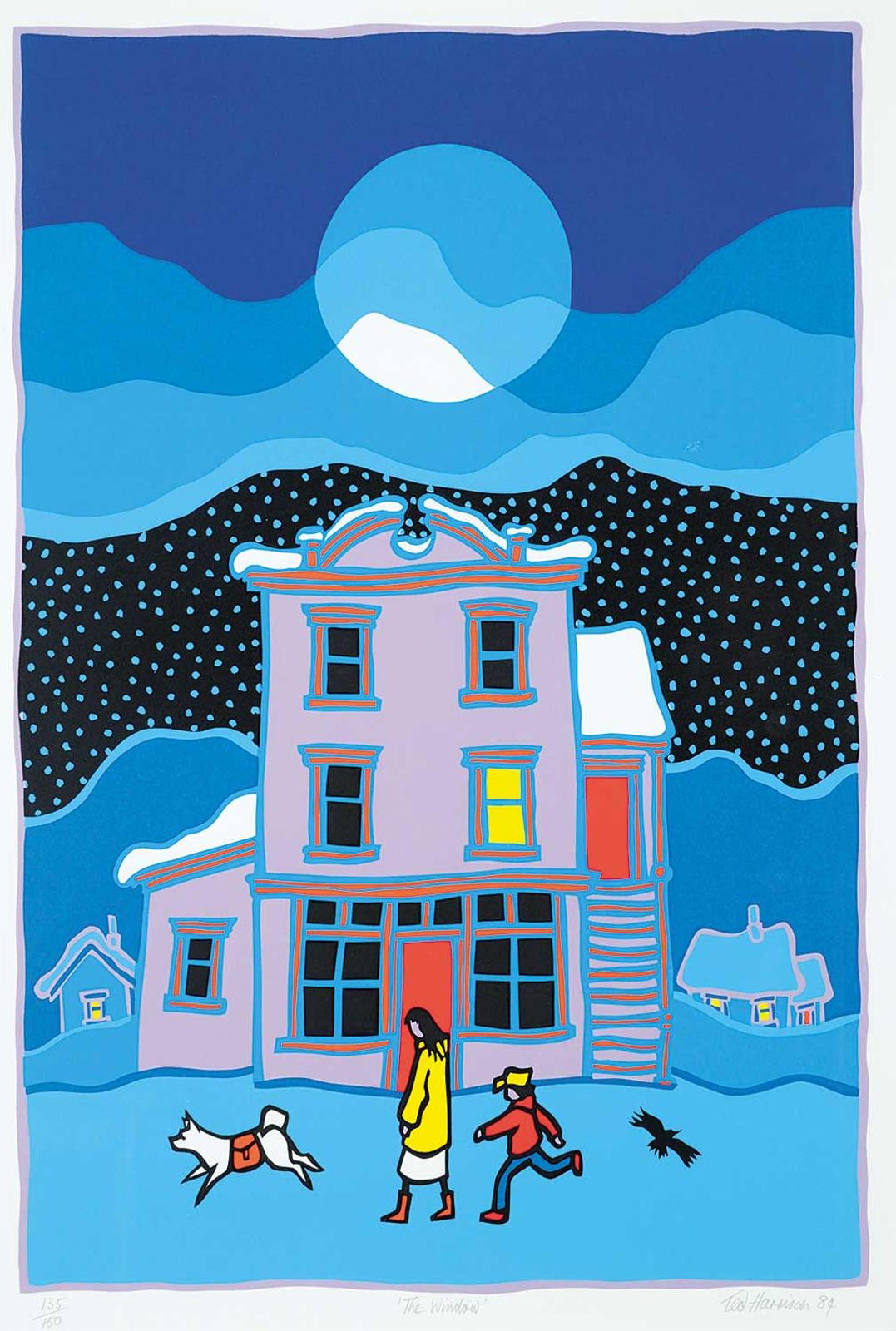 Ted Harrison (1926-2015) - The Window  #35/150