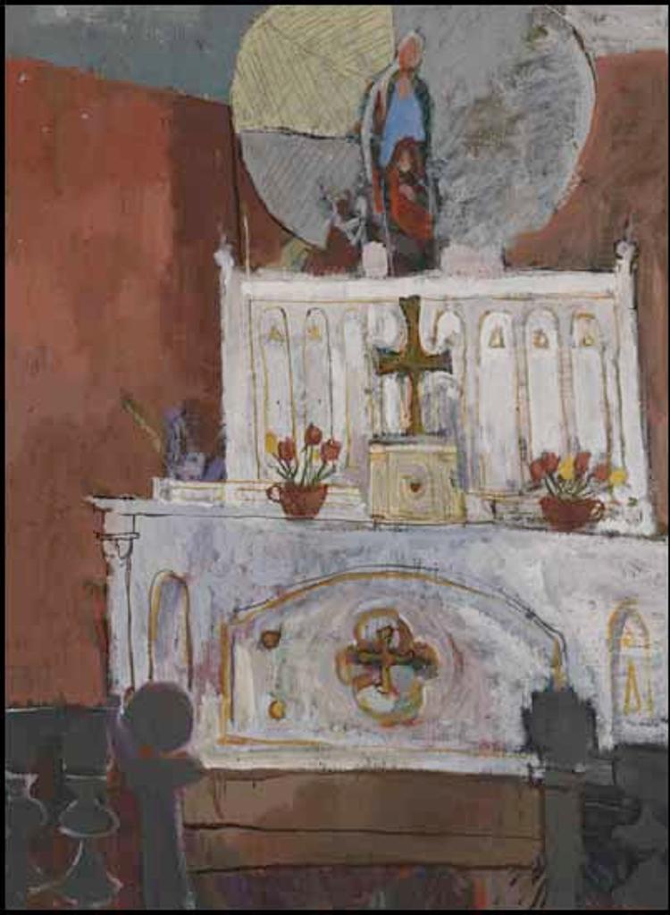 Molly Joan Lamb Bobak (1922-2014) - Interior Indian Church