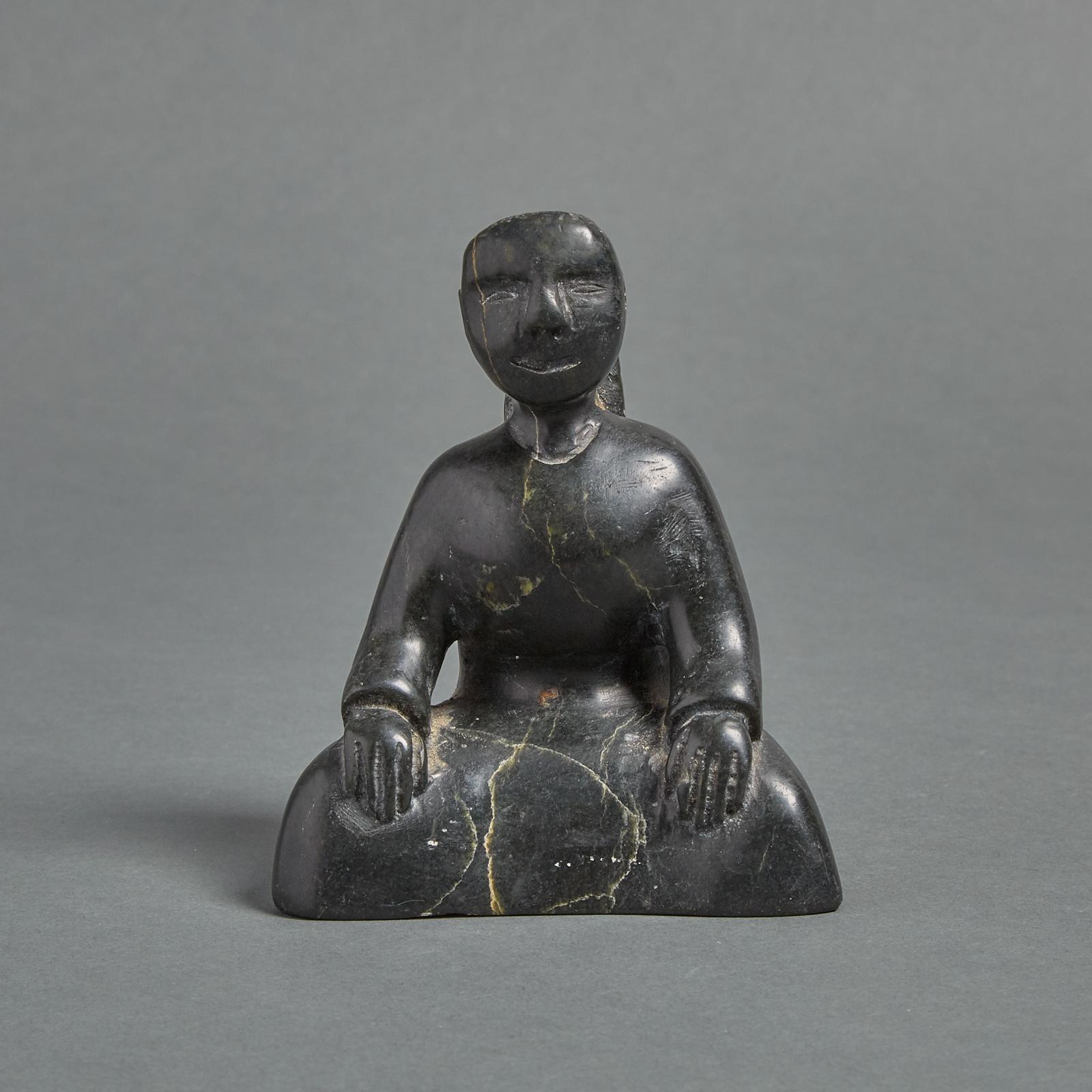 Oviloo Tunnillie (1949-2014) - Seated Woman