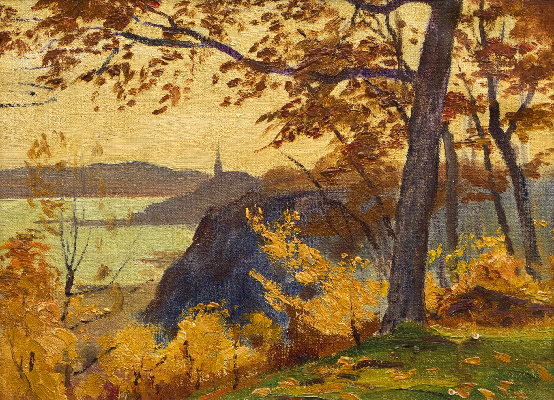 Robert Wakeham Pilot (1898-1967) - View of Sillery from the Plains of Abraham, 1953